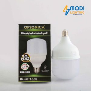 لامپ حبابی استوانه ای 30 وات اپتونیکا (IP_OP1330)