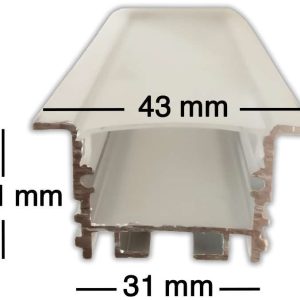 توکار فنرخور (دو لاین)