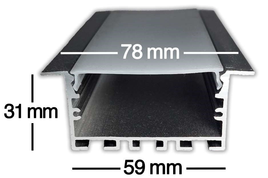 توکار فنرخور (چهار لاین)
